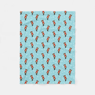 Otter Pups Fleece Blanket