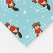 Otter Pups Fleece Blanket Deken (Hoek)