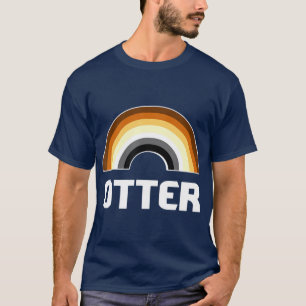 Otter Rainbow Gay Beer LGB Gay Pride Beer Wolf T-shirt
