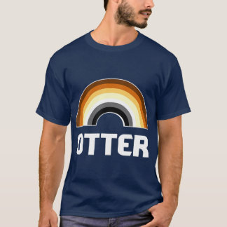 Otter Rainbow Gay Beer LGB Gay Pride Beer Wolf T-shirt