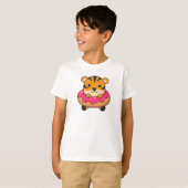 Otter Rainbow Sweet Animals Kleurig T-shirt (Voorkant volledig)