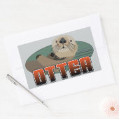 OTTER Rechthoek Sticker (Envelop)