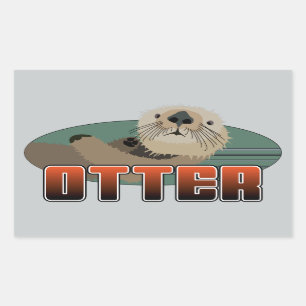 OTTER Rechthoek Sticker