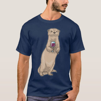 Otter Red wine T-shirt