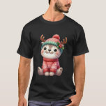 Otter rendier Pet Santa Christmas Funny Otter Xma T-shirt<br><div class="desc">Otter rendier Pet Santa Christmas Funny Otter Xmas</div>