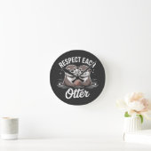 Otter Respecteren Elkaar Grappig Ronde Klok (Huis)