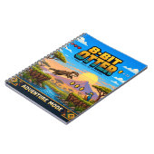 Otter, Retro 8-Bit Pixelkunst Notitieboek (Linkerzijde)