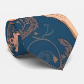 Otter Retro Kleurrijk Gepersonaliseerd Patroon Stropdas (Opgerold)