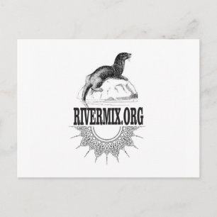 otter riviermix briefkaart