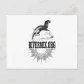 otter riviermix briefkaart (Voorkant)