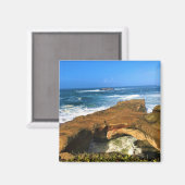 Otter Rock in Devil's Punchbowl State Park, Oregon Magneet (Voorkant / Achterkant)