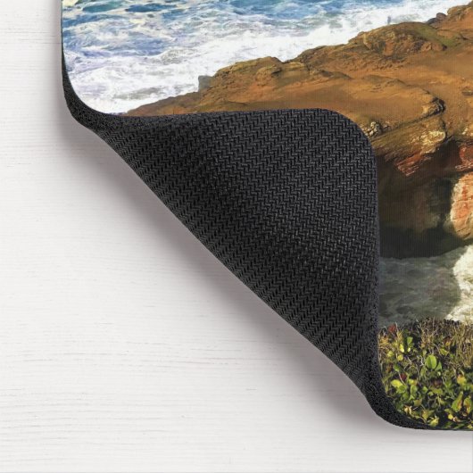 Otter Rock in Devil's Punchbowl State Park, Oregon Muismat (Hoek)