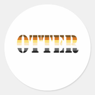 OTTER RONDE STICKER