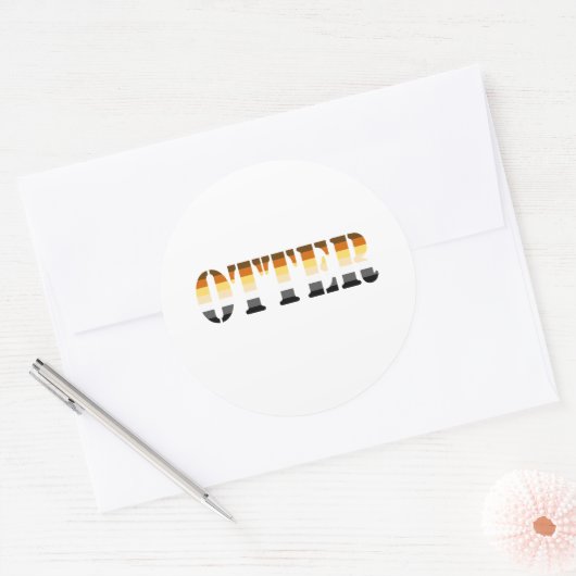 OTTER RONDE STICKER (Envelop)