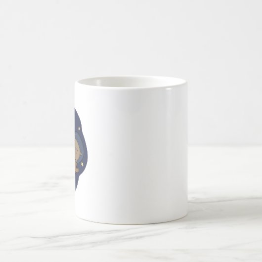 Otter Ruimte Grappige Astronaut Otter Pun Koffiemok (Center)