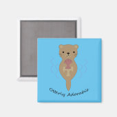 Otter Schattig Magneet (Voorkant / Achterkant)