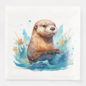 otter servet (Voorkant)