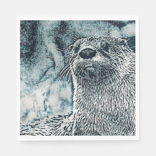 otter servet (Voorkant)