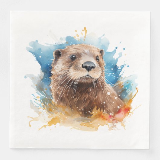 otter servet (Voorkant)