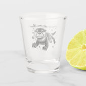Otter Shot Glas (Achterkant)
