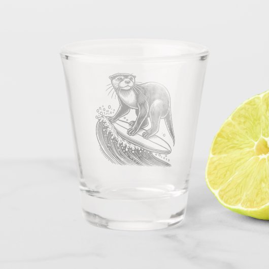 Otter Shot Glas (Achterkant)