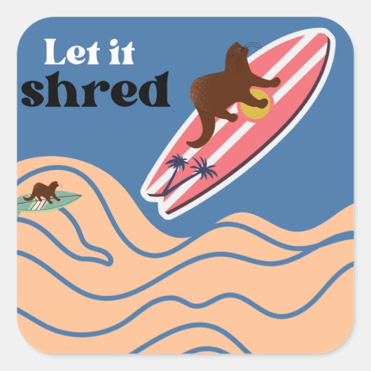 Otter Shred Sticker (Voorkant)