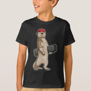 Otter Skateboard Sport T-shirt