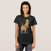 Otter Skiën Wintersport T-shirt (Voorkant volledig)