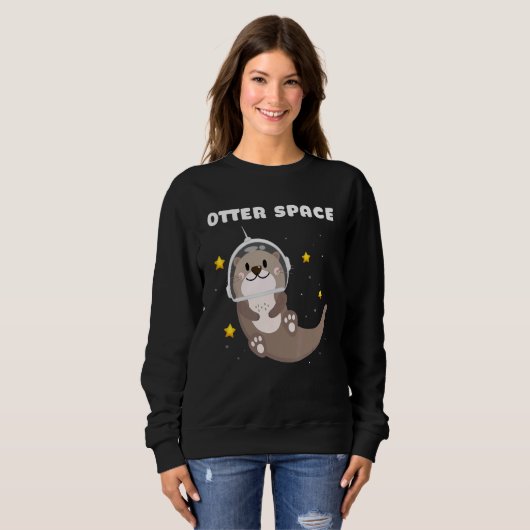 Otter Space Astronomy Science Trui (Voorkant volledig)