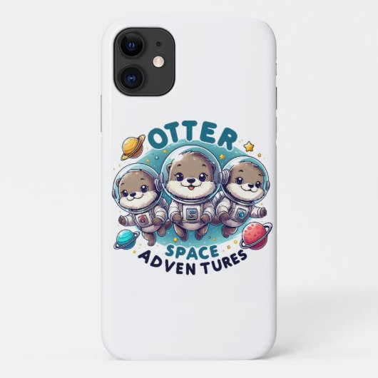 Otter Space Avonturen Case-Mate iPhone Case (Achterkant)