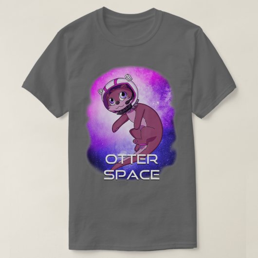 Otter Space Buitenspace Stars Zee Otter T-shirt (Design voorkant)