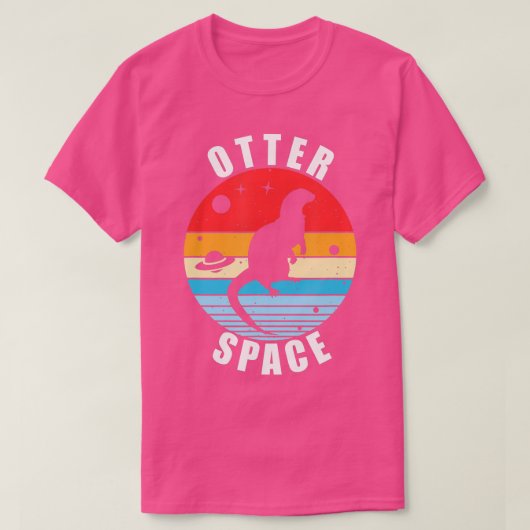 Otter Space Funny Zee Otter Space T-shirt (Design voorkant)