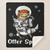 Otter Space Sherpa Deken (Voorkant)