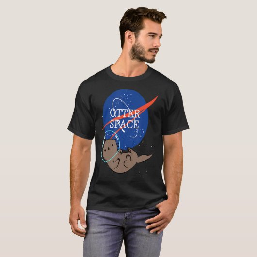 Otter Space T-shirt (Voorkant volledig)