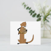 Otter Spel the French Horn Briefkaart (Staand voorkant)