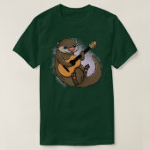Otter spelen gitaar t-shirt (Design voorkant)