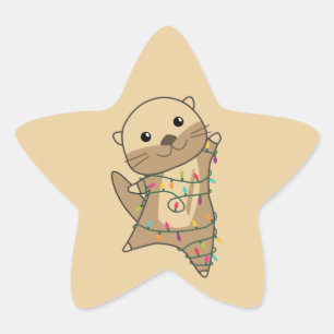 Otter Star Sti Ster Sticker
