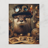 Otter Steampunk Tarot Kaart Reader (Voorkant)