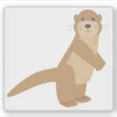 otter sticker (Voorkant)