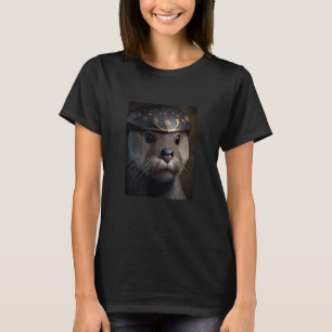 Otter stijl Shinobi masker Japanse stijl Otter zwa T-shirt