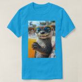 Otter - Strandparty-Modus T-shirt (Design voorkant)