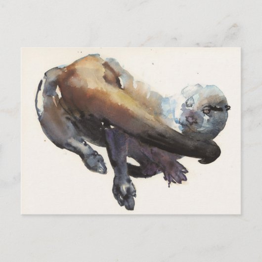 Otter Study I - Talisker Briefkaart (Voorkant)