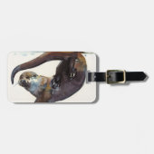 Otter Study II - 'Talisker' Bagagelabel (Voorkant horizontaal)