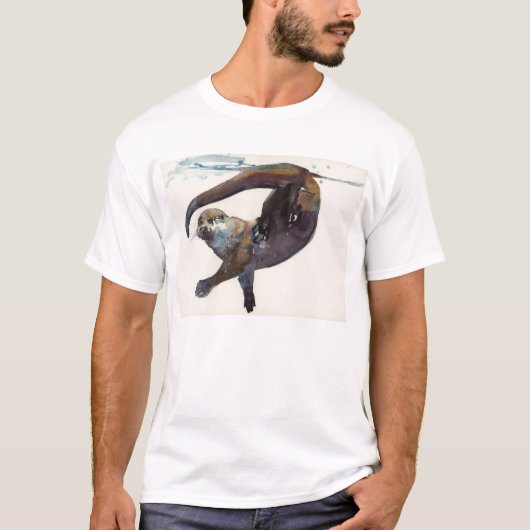 Otter Study II - 'Talisker' T-shirt (Voorkant)