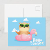 Otter Summer Briefkaart (Voorkant / Achterkant)