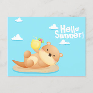 Otter Summer Briefkaart