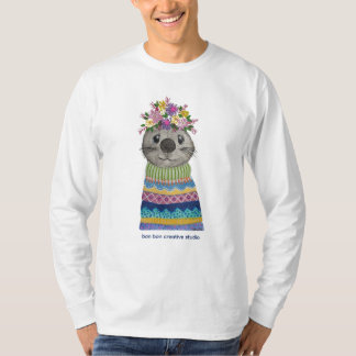Otter T-shirt met lange mouwen