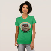 Otter t-shirt, Schattigee Rainbow Otter Vibes T-sh T-shirt (Voorkant volledig)