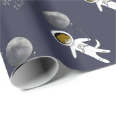 "Otter This World" Cute otter spaceman Cadeaupapier (Rol Hoek)