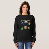 Otter This World Space Planets Astronomy Astronaut Trui (Voorkant volledig)